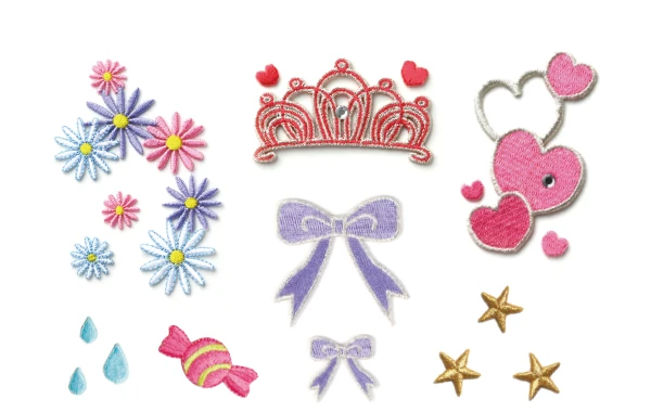 池田屋ランドセル専用 はがせる刺繍シール