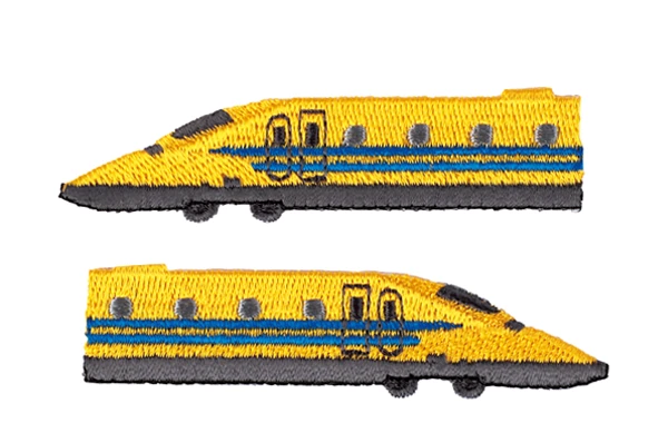 池田屋ランドセル専用 はがせる刺繍シール 新幹線